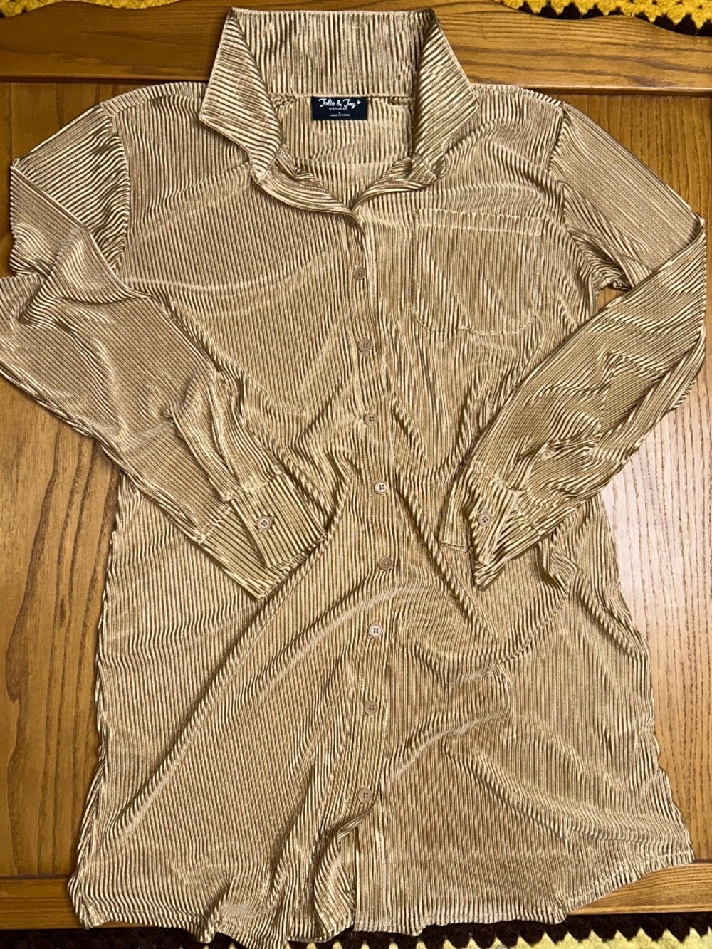 Women's Gold Dress from Jolie & Joy Size L